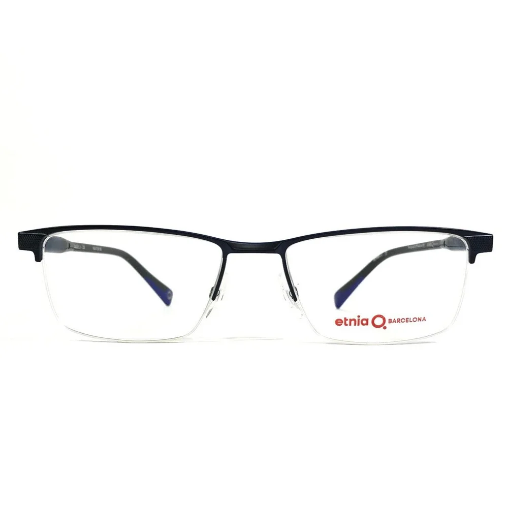 Etnia Barcelona Eyeglasses Frames KASSEL 3 DB Dark Blue Rectangle 54-18-145